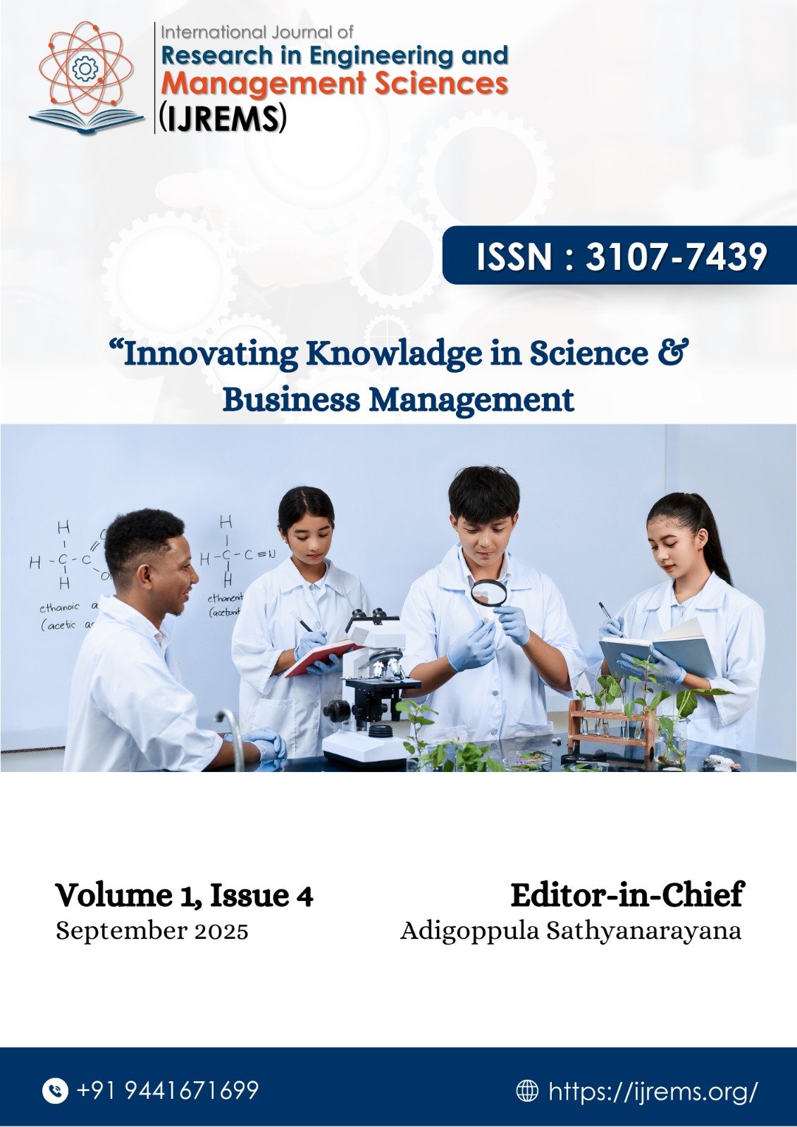 					View IJREMS: Vol 1 , Issue 4, September 2025
				